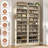 Tall Shoe Storage Cabinet, 10 Tiers Wood Shoe Rack-90480700