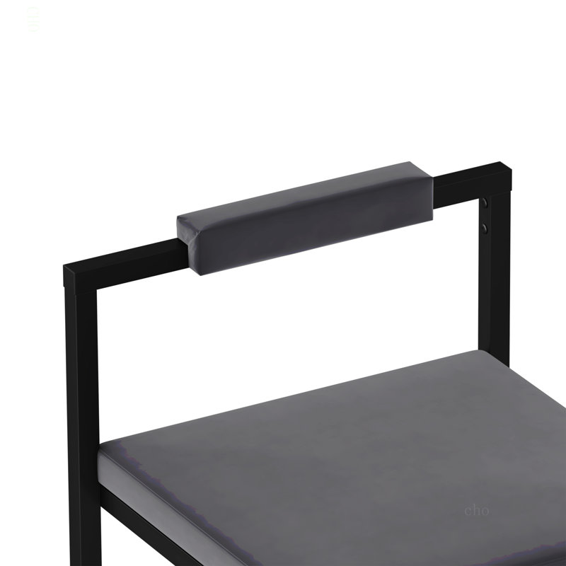 Tabourets de bar rembourrés en velours à hauteur de comptoir pour îlot de cuisine, ensemble de 2 chaises de salle à manger modernes avec repose-pieds