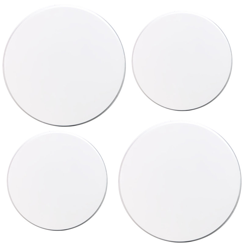 Reston Lloyd Electric Stove Cooktop Burner Covers (Set of 4), White