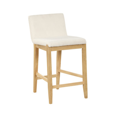 Upholstered Wooden Stool