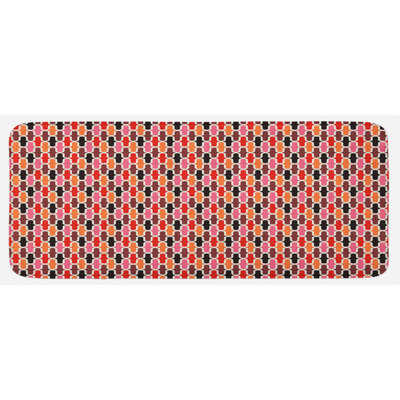 Tapis de cuisine à structure en forme de style conceptuel