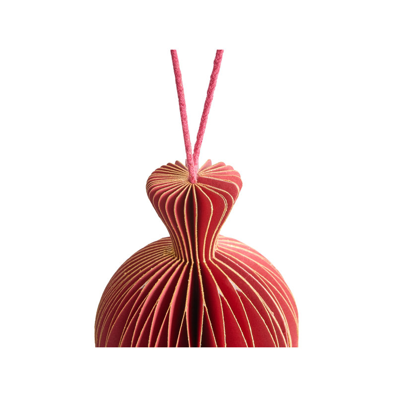 10cm Handmade Solid Colour Paper Hanging Figurine Ornament
