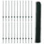 Fence Posts 11 Pcs U-Channel Galvanised Steel-2130951627-2130951628