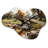 Green Bridge Rustic Charm An - Cloud Shape Large Bridges 3D Wall Clock-106025905