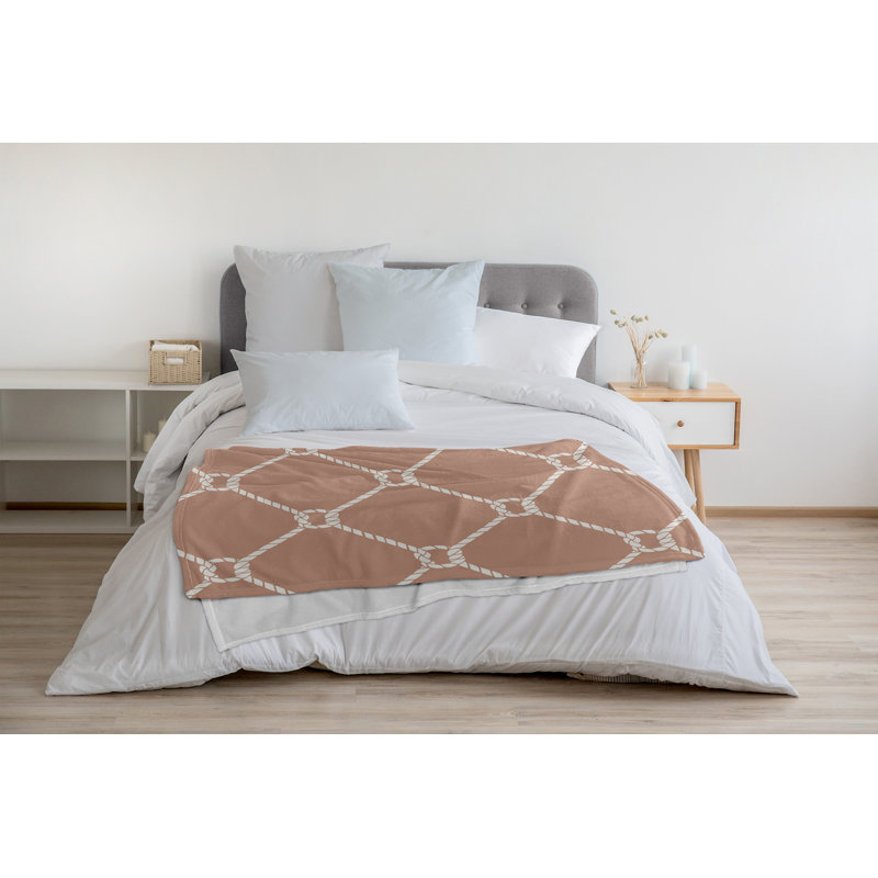 Jeté polaire Nautical Nights, L 30 po x L 40 po, 1.75, Mauve