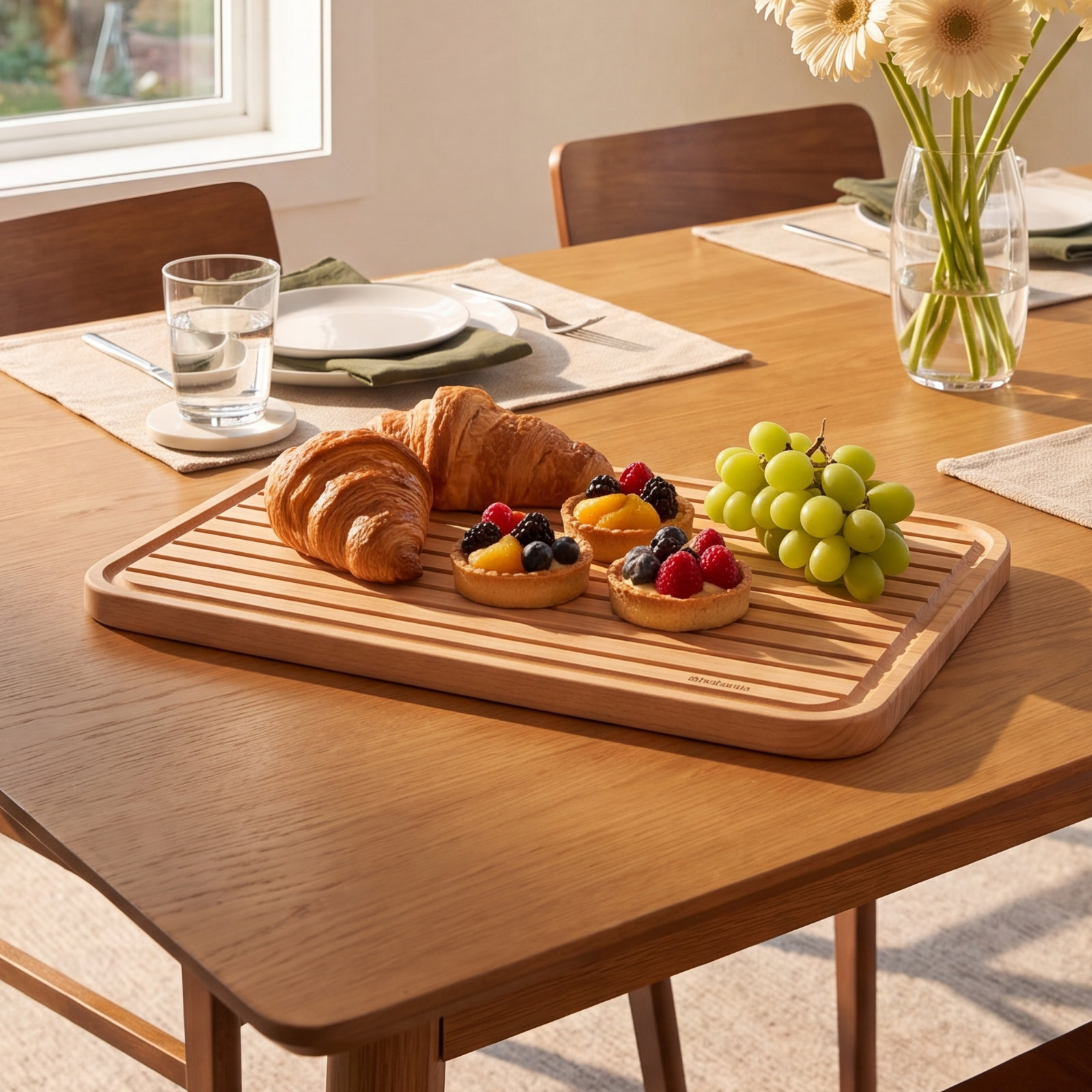 Brabantia Profile Wooden Chopping Board Set