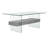 Kayley Glass Top Single Coffee Table-1922962498