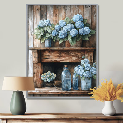 Imaya hortensias par le foyer I - impressions sur toile d'hortensias