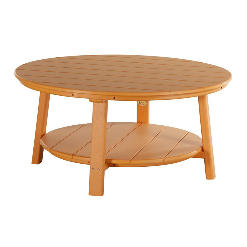 Table basse en plastique Houseknecht, Orange