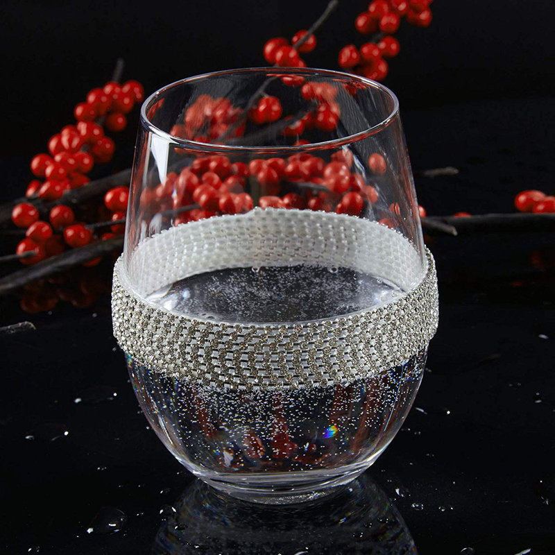 Nevada 16oz. Wine Glass, 2, Silver