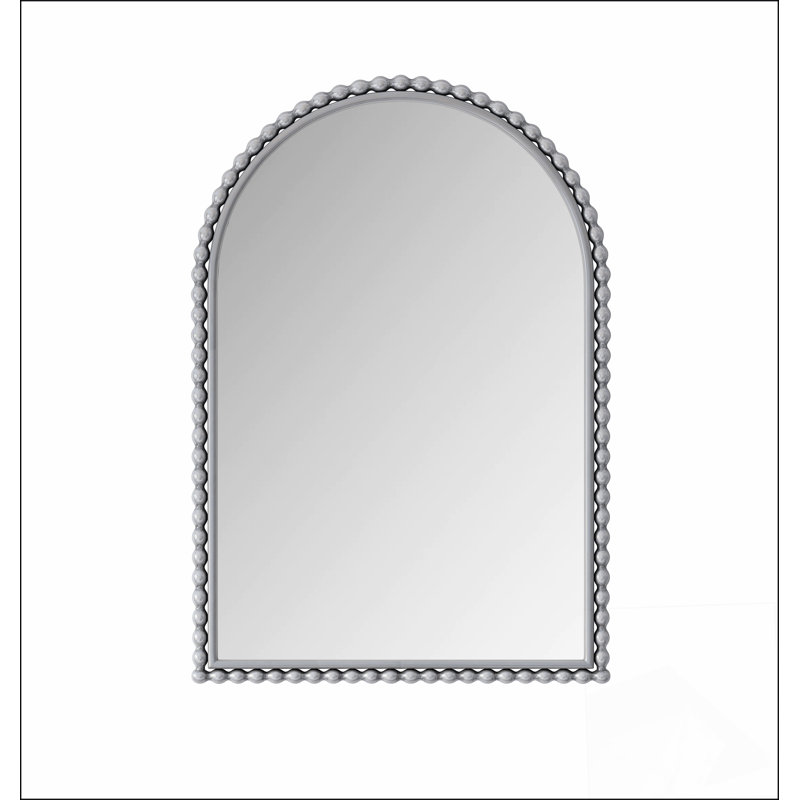 Miroir de meuble-lavabo rétro Vintage, Argent argent