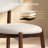Modern Upholstered Dining Chairs, Solid Wood Frame, Curved Back Kitchen & Dining Side Chairs, Cream/Brown (Set of 4)-943166031-940758560