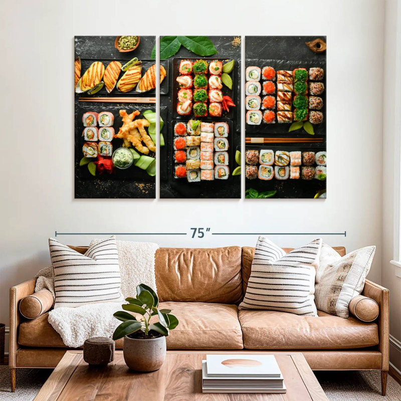 Yarlin Sushi Party, 42" H x 65" W