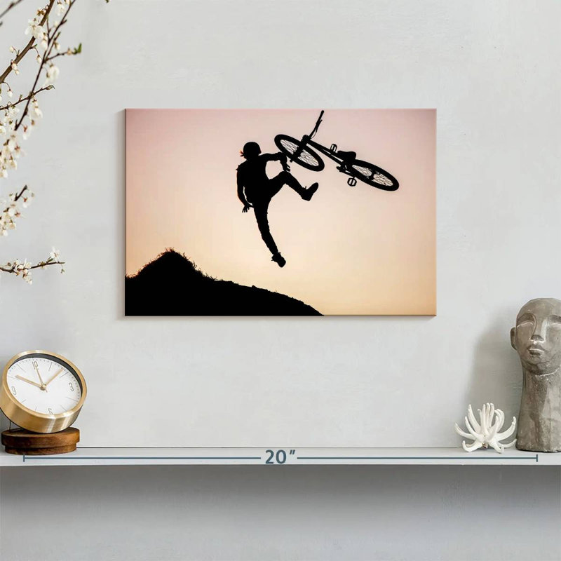 Mehar Mountain Bike Rider, 8" H x 12" W