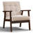 Salma Chesterle 25''Wide Classic Upholstered Tufted Accent Chair With Solid Wood Legs-111285665