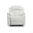 Elegant White Recliner With Padded Arms-102389877