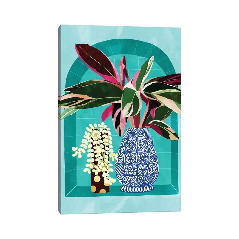 You Can't Buy Happiness But You Can Buy Plants & That's Pretty Much The Same Thing by 83 Oranges - Gallery-Wrapped Canvas Giclée on Canvas