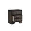 Table de chevet 2 tiroirs 1pc