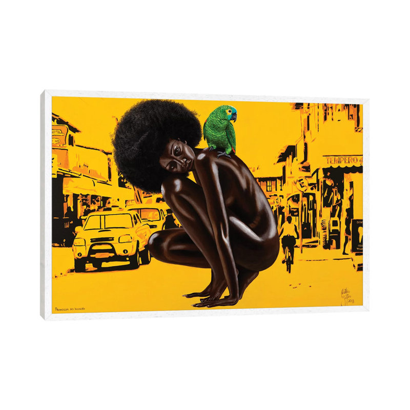 Princesa Do Invasao by Christian Beijer - Print on Canvas, White Framed Canvas, 152.5 cm H x 101.5 cm W