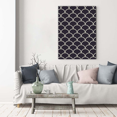 Fish Scales - Wrapped Canvas Print