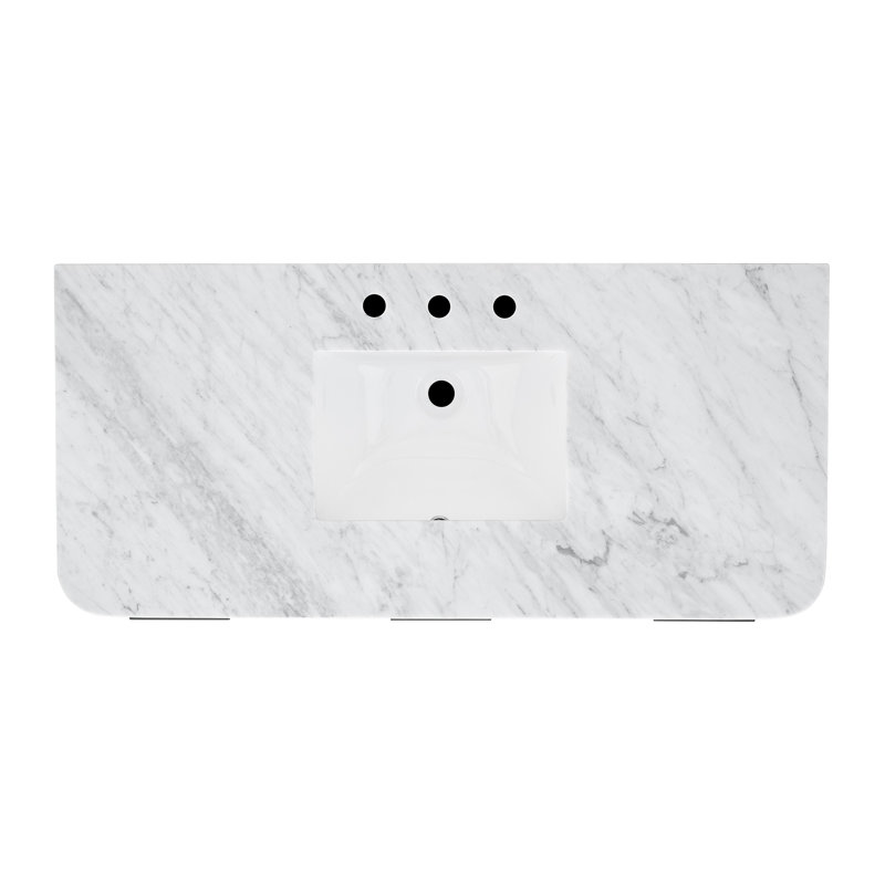 Kensington Floating Vanity 48" Single Vanity, Black