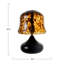 Lampe de table tortue en verre et fer