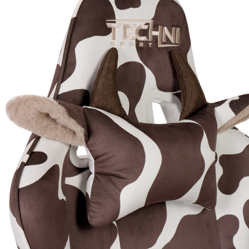 Fauteuil de jeu COW Series, Brun