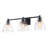 3-light Vanity Light With Hammered Glass Shades-184287393