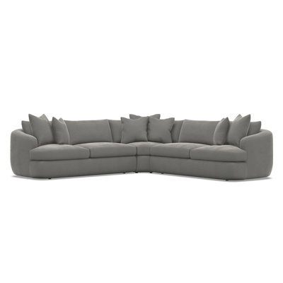 Jules Fabric 3 Pc Sectional