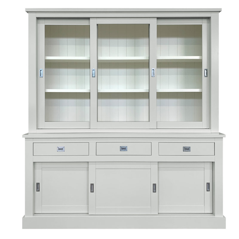 Lemire Display Cabinet, Light Grey