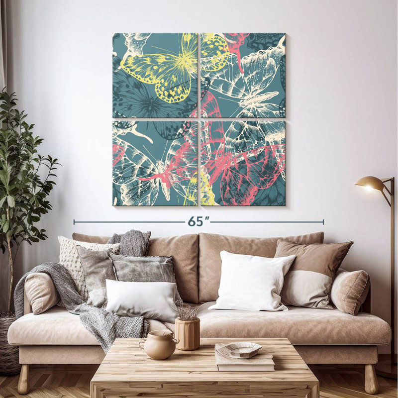 Brampt Butterfly Outlines, 45" H x 45" W