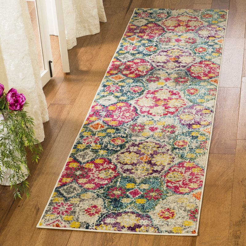 Moloney Performance Floral Rug, Runner 2'2" x 8'