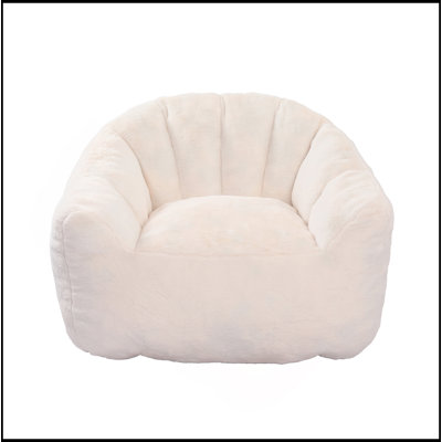 Bean Bag Chair, Bean Bag Sofa Chair with Armrests Stuffed High-Density Foam, Lazy Sofa Comfy Chairs BeanBag Chair for Adults in Living Room,Bedroom Re by Ebern Designs