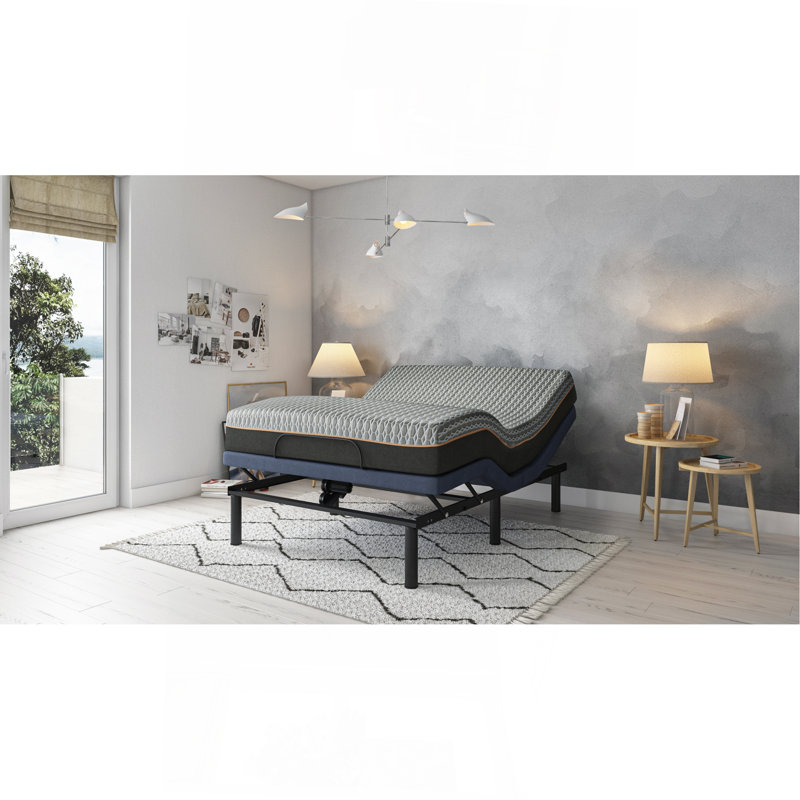 Base de lit réglable avec réglages de la tête et des pieds, Lit double