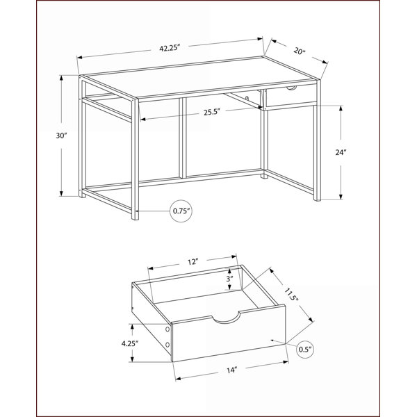 Dimensions du produit