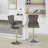 Thick Swivel Velvet Barstools Adjusatble Seat Height From 27-35 Inch, Modern Upholstered Bar Stools With Backs Comfortable Tufted For Home Pub And Kitchen Island (Set Of 2)-281308587-281308585