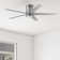 52" Graceshire 5 - Blade LED Flush Mount Ceiling Fan with Remote Control and Light Kit Included