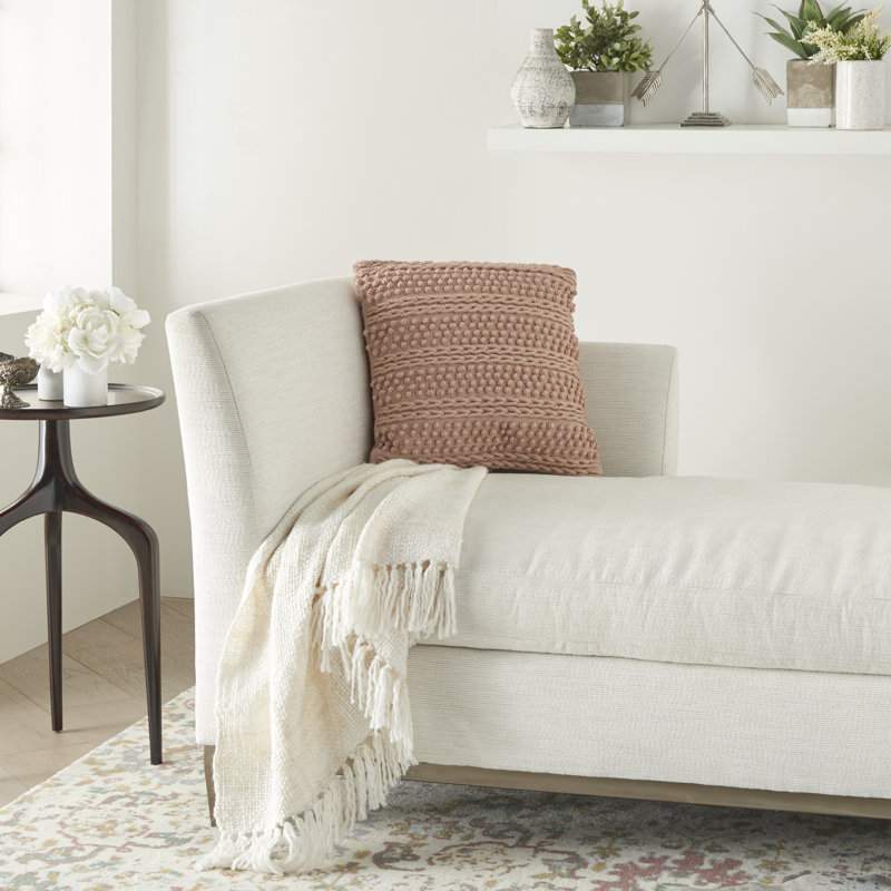  Square Pillow Cover & Insert, Blush
