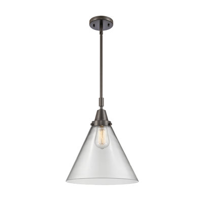 Luminaire suspendu conique 1 lumière Ashwath