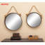 Ensemble de miroirs muraux en métal 2 pièces Burgess