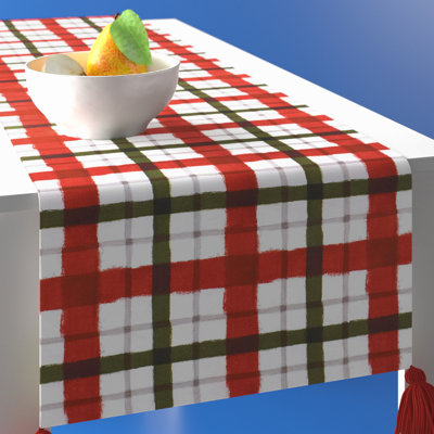 Aghadavy Season & Plaid Table Runner