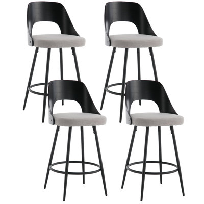 Kawakami Upholstered Counter Stool with Metal Frame