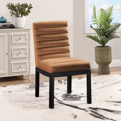 Chaise en velours Evelyn Lametra