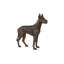 Great Dane, Standing , Bronze