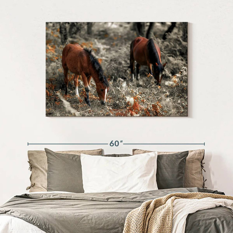 Brampt Horse Trails II, 32" H x 48" W