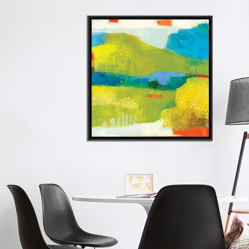 « keswick i », reproduction sur toile, H 37 po x l 37 po x P 1,5 po, Pas de tapis, Toile avec cadre noir