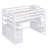 Full Size Loft Bed With Desk And Shelves, Two Built-In Drawers, Storage Staircase