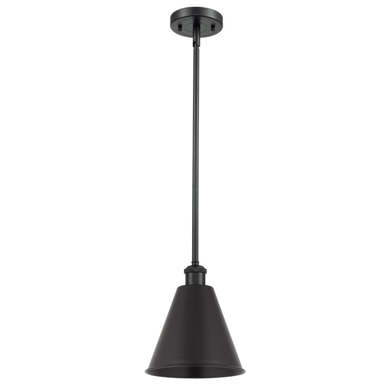 Luminaire suspendu conique à 1 lumière Aneika, H 9,75 po x l 8 po x P 8 po