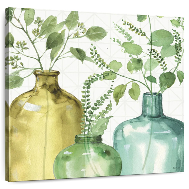 Decorative Mixed Greens V, 16" H x 16" W
