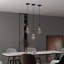 Luminaires suspendus, luminaires suspendus modernes noirs